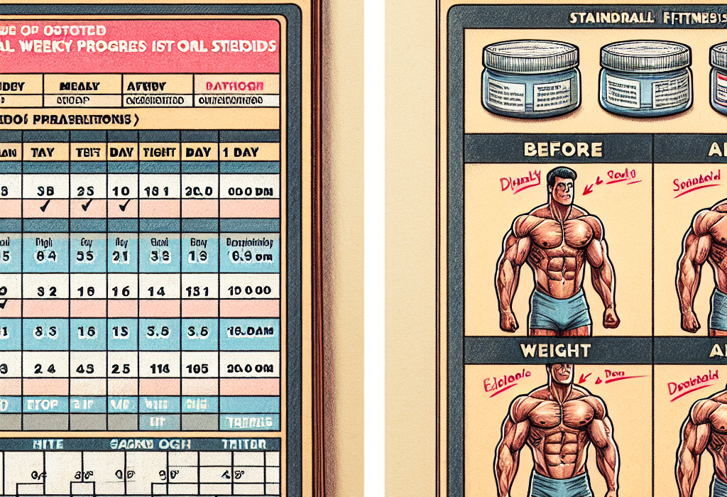 Cómo evaluar tus progresos semanales con Esteroides orales