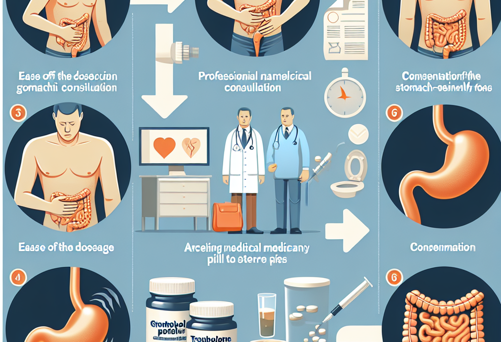 ¿Qué hacer si Pastillas de trembolona causa molestias gástricas?