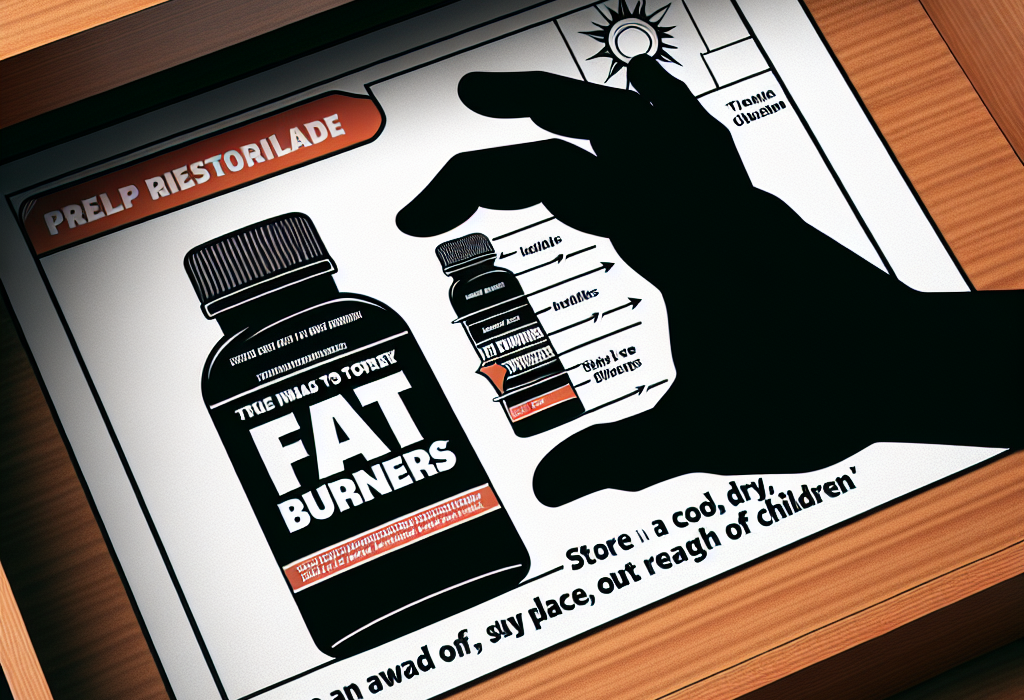 Cómo almacenar correctamente Quemadores de grasa