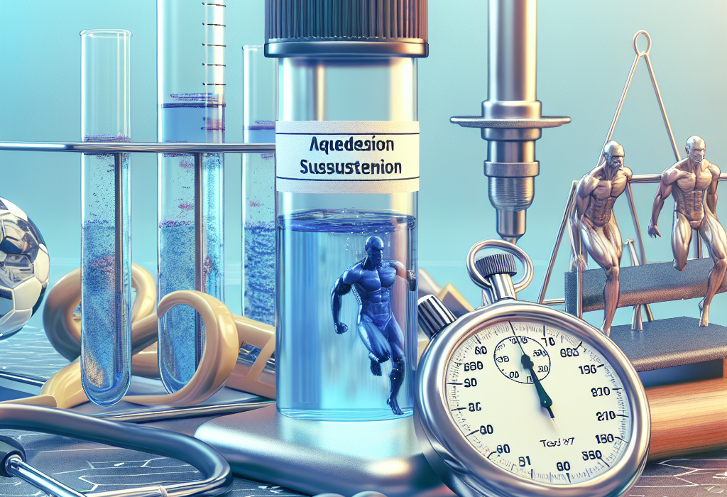 ¿Suspensión acuosa de testosterona mejora el rendimiento en pruebas de velocidad?