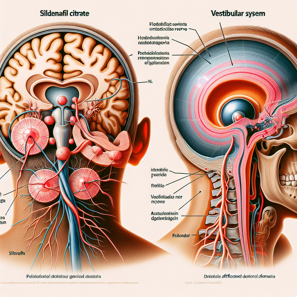 Cómo afecta Sildenafil Citrate (Viagra generic) al sistema vestibular