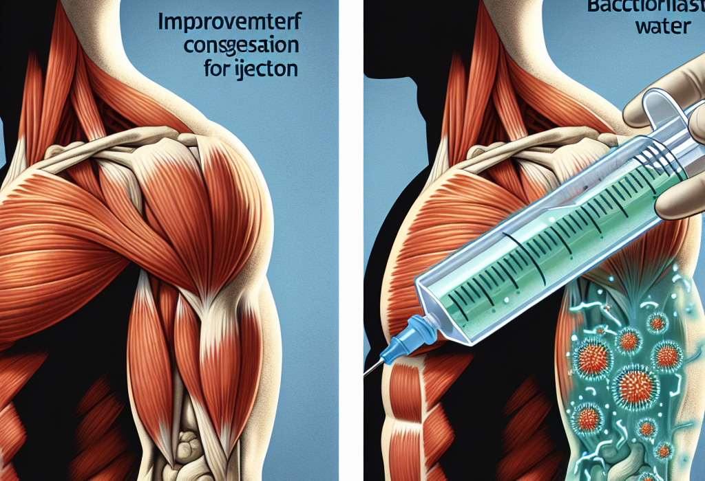 Cuánto mejora la congestión muscular con Agua bacteriostática para inyección