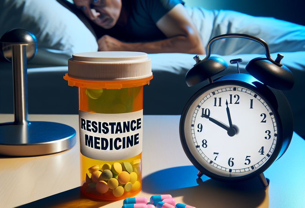 ¿Puede Medicamentos de resistencia causar insomnio?