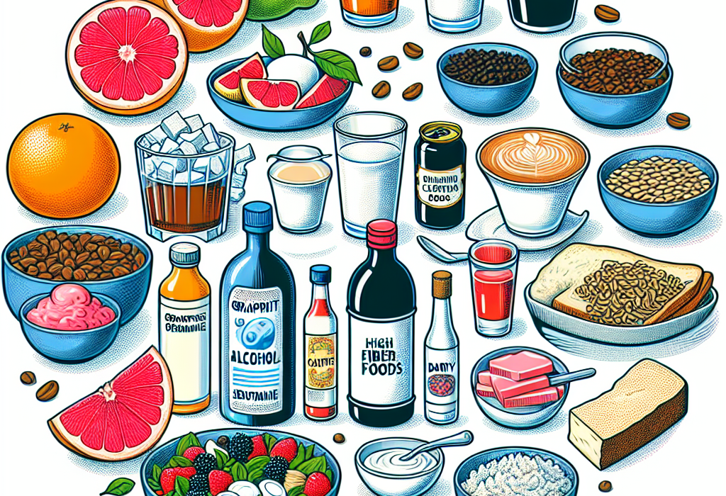 Qué alimentos pueden interferir con la absorción de Sibutramine