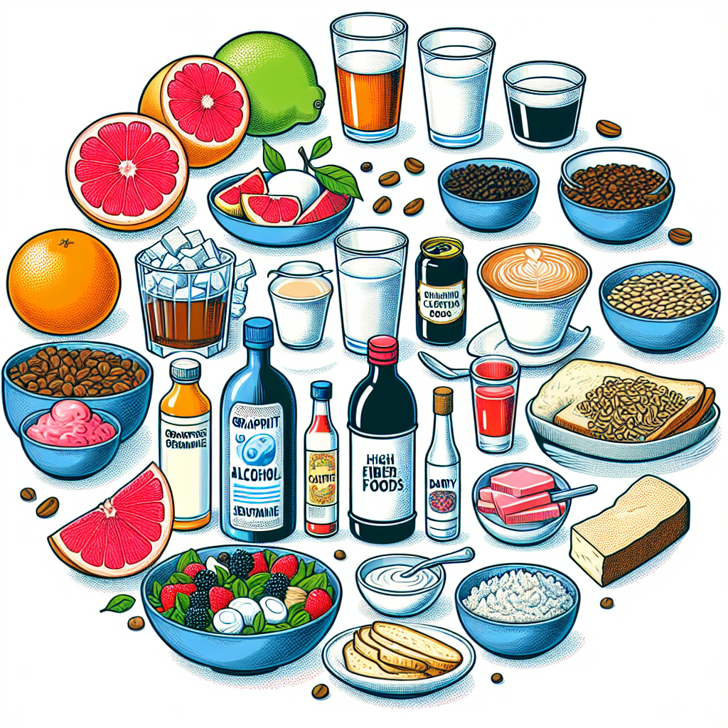 Qué alimentos pueden interferir con la absorción de Sibutramine