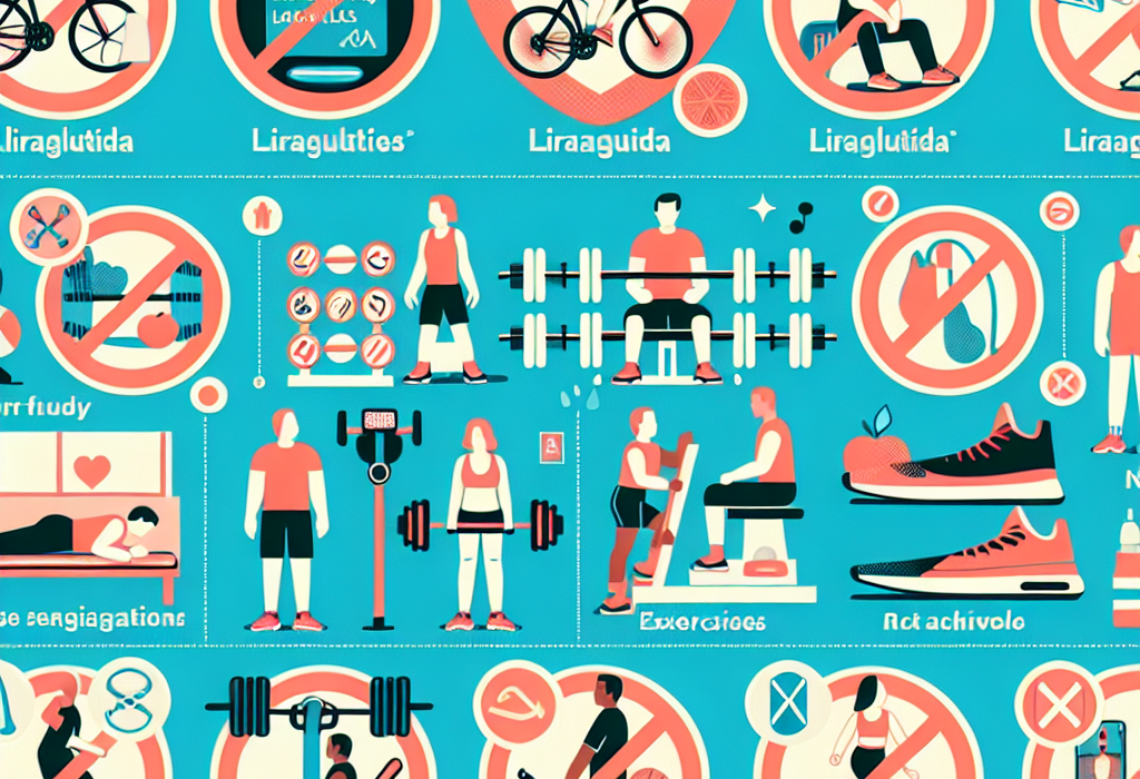 Qué ejercicios evitar si usas Liraglutida por primera vez