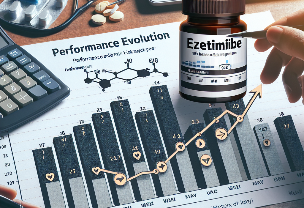 Cómo evoluciona el rendimiento semana a semana con Ezetimiba