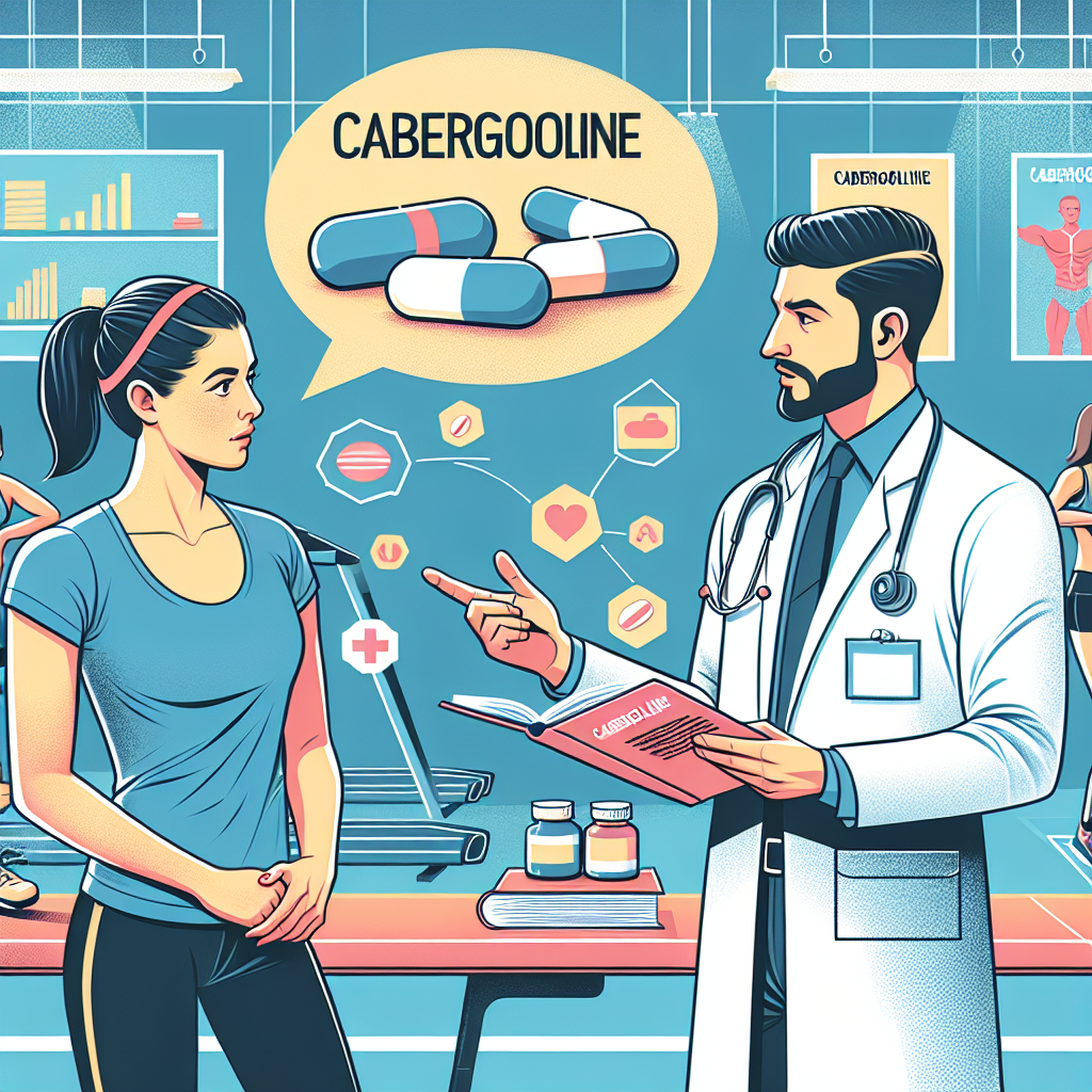 Cómo explicar el uso de Cabergolina a un entrenador