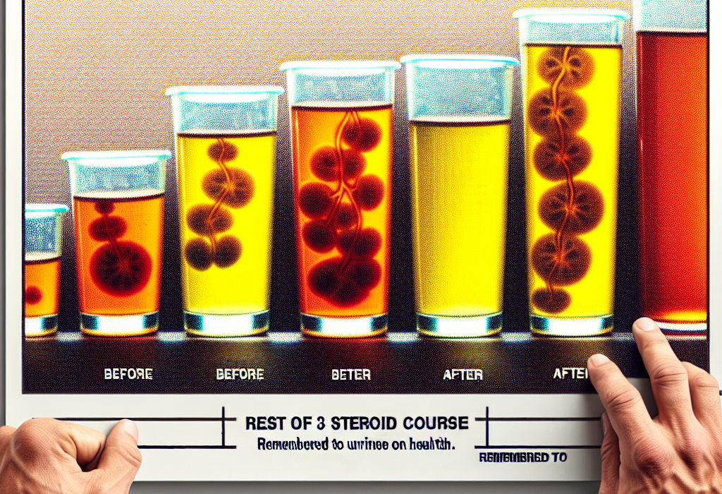 ¿Cursos de esteroides para aumentar la masa muscular cambia el color de la orina?