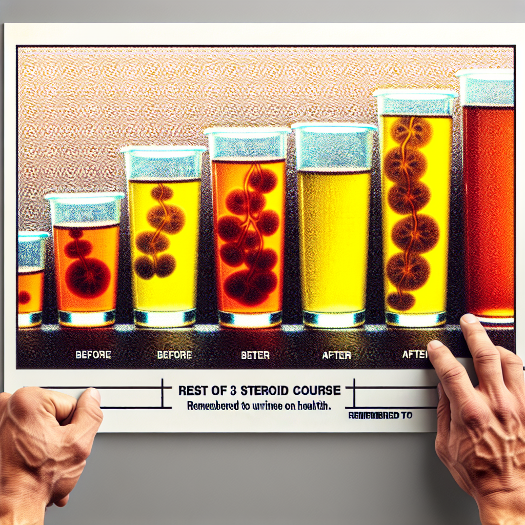 ¿Cursos de esteroides para aumentar la masa muscular cambia el color de la orina?