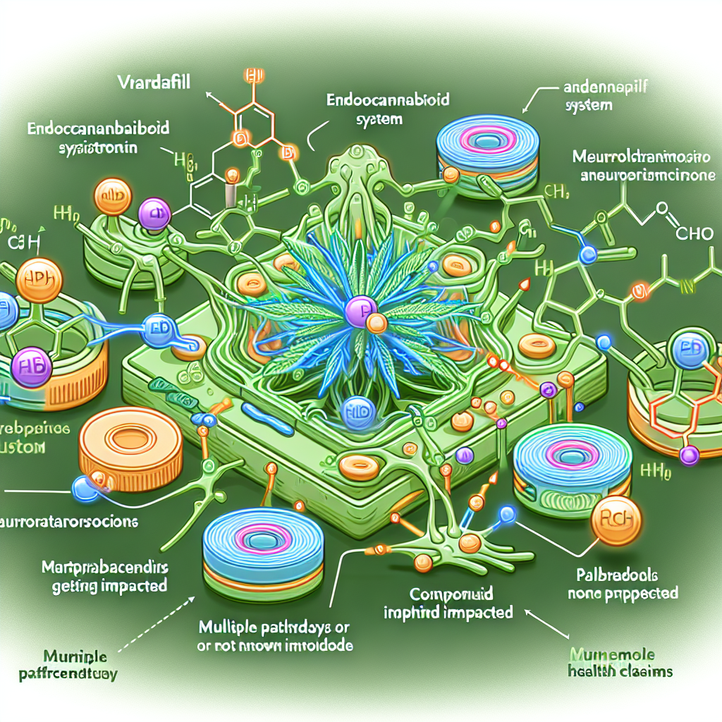 ¿Puede Vardenafil (Levitra Generic) alterar el sistema endocannabinoide?