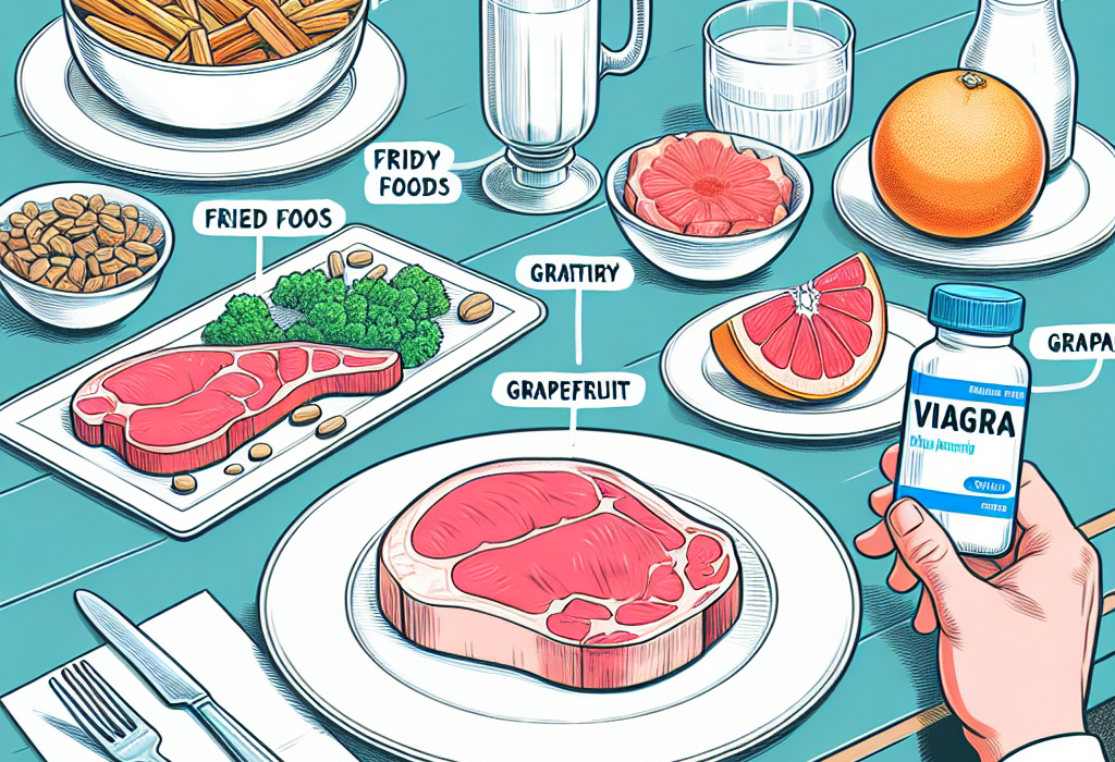 Qué alimentos pueden interferir con la absorción de Viagra