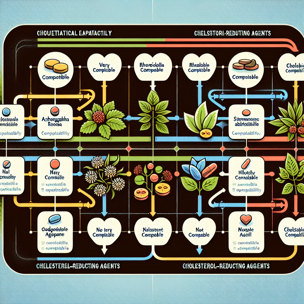 Qué tan compatibles son los adaptógenos con Colesterol - agentes reductores