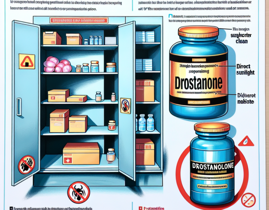 Cómo almacenar correctamente Drostanolona