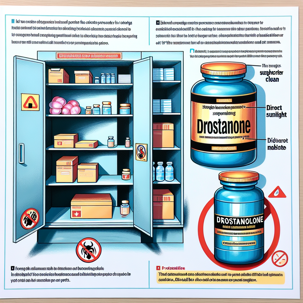 Cómo almacenar correctamente Drostanolona