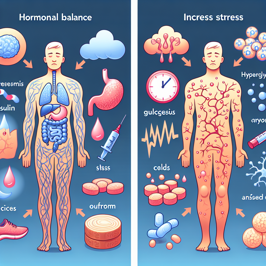 Diferencias en resultados al usar Estrés y equilibrio hormonal con y sin insulina