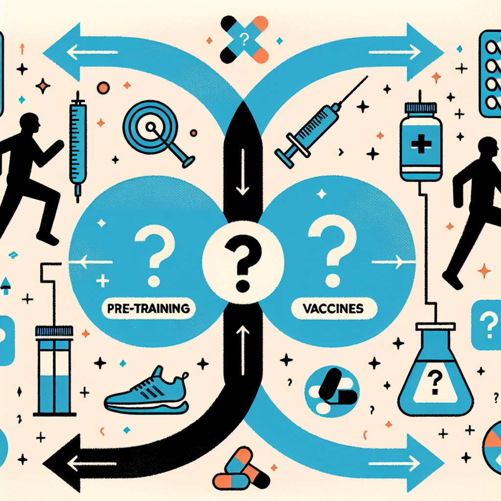 ¿Interfiere Pre-Entrenamiento con vacunas o medicamentos?